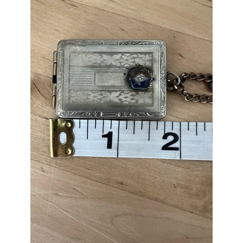 Antique Jr‎ Order United American Mechanics 10k Gold Filled Member Card Locket